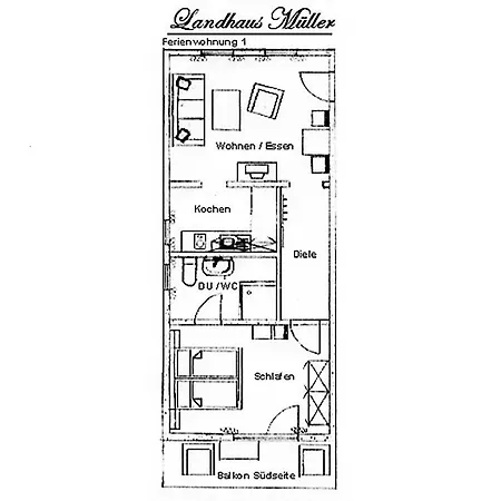 Appartement Landhaus Muller *